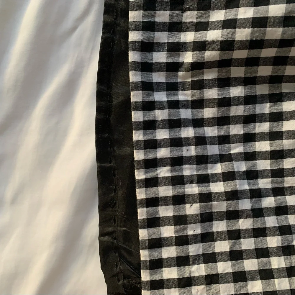 Golden Level Black Gingham Dress Size 16